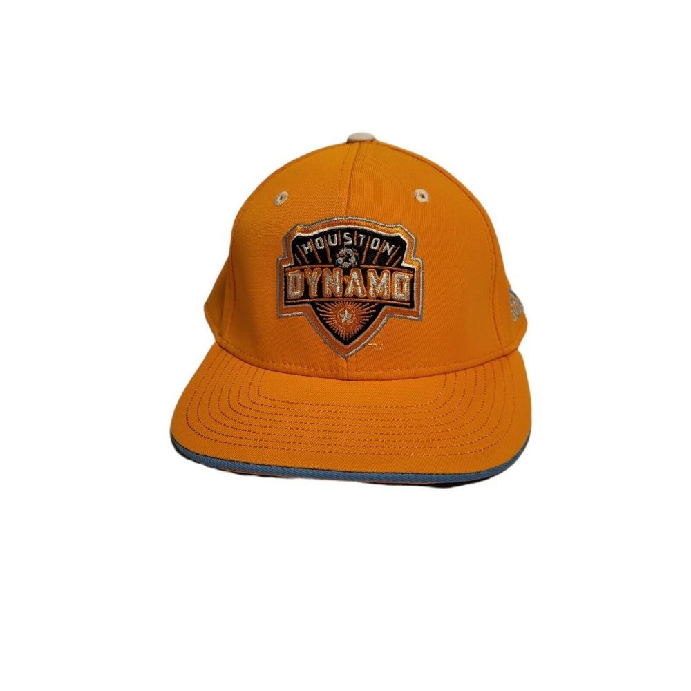 Houston Dynamo Hat Adidas Adjustable Snapback Cap Headwear MLS Soccer Orange